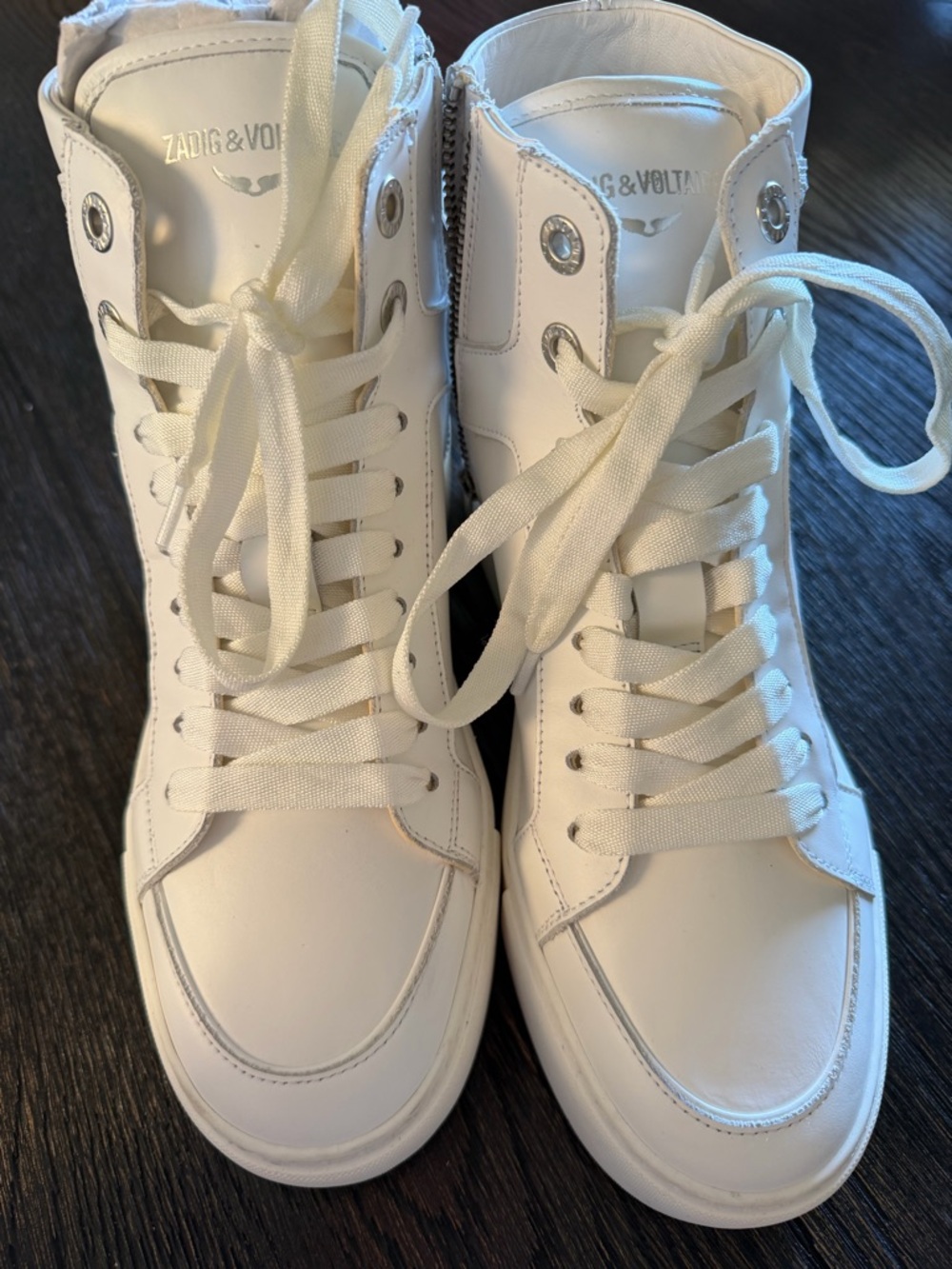Zadig & Voltaire Women's Flash High-Top size 38 (7) - Picture 4 of 12